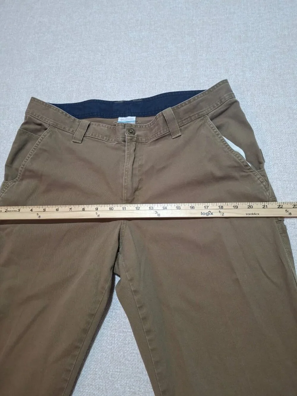Columbia Brown Utility Cargo Pants Men's 36x30 Regular Fit Stretch
